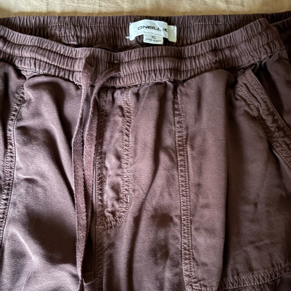 O'Neill Chocolate Brown Drawstring Pants